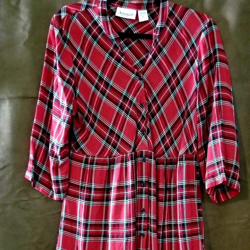 Plaid Serengeti Blouse/Dress